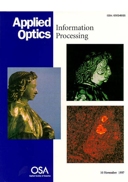 1997 - cover Applied Optics